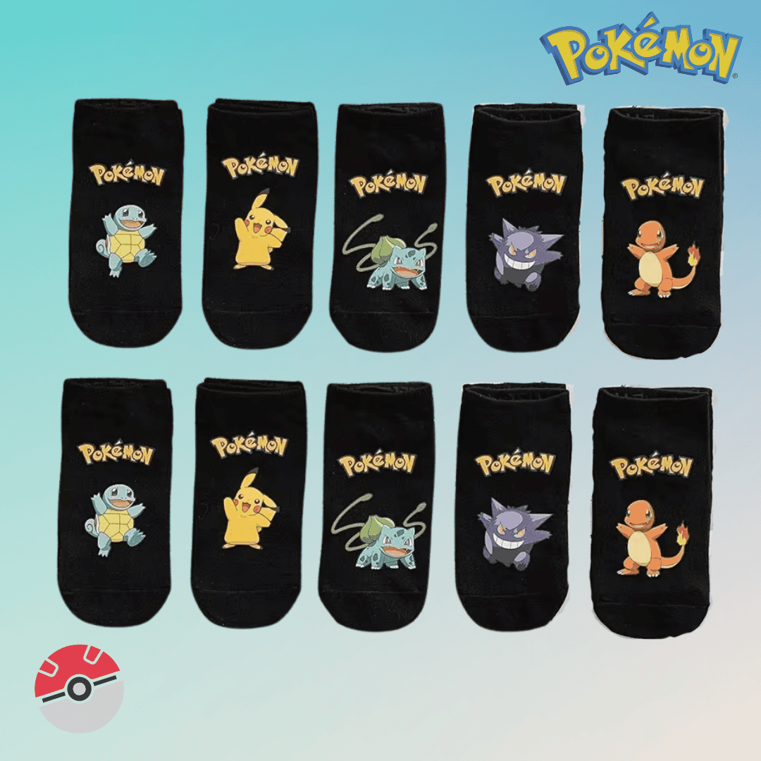 Pokemon Schwarz (5 Paar)