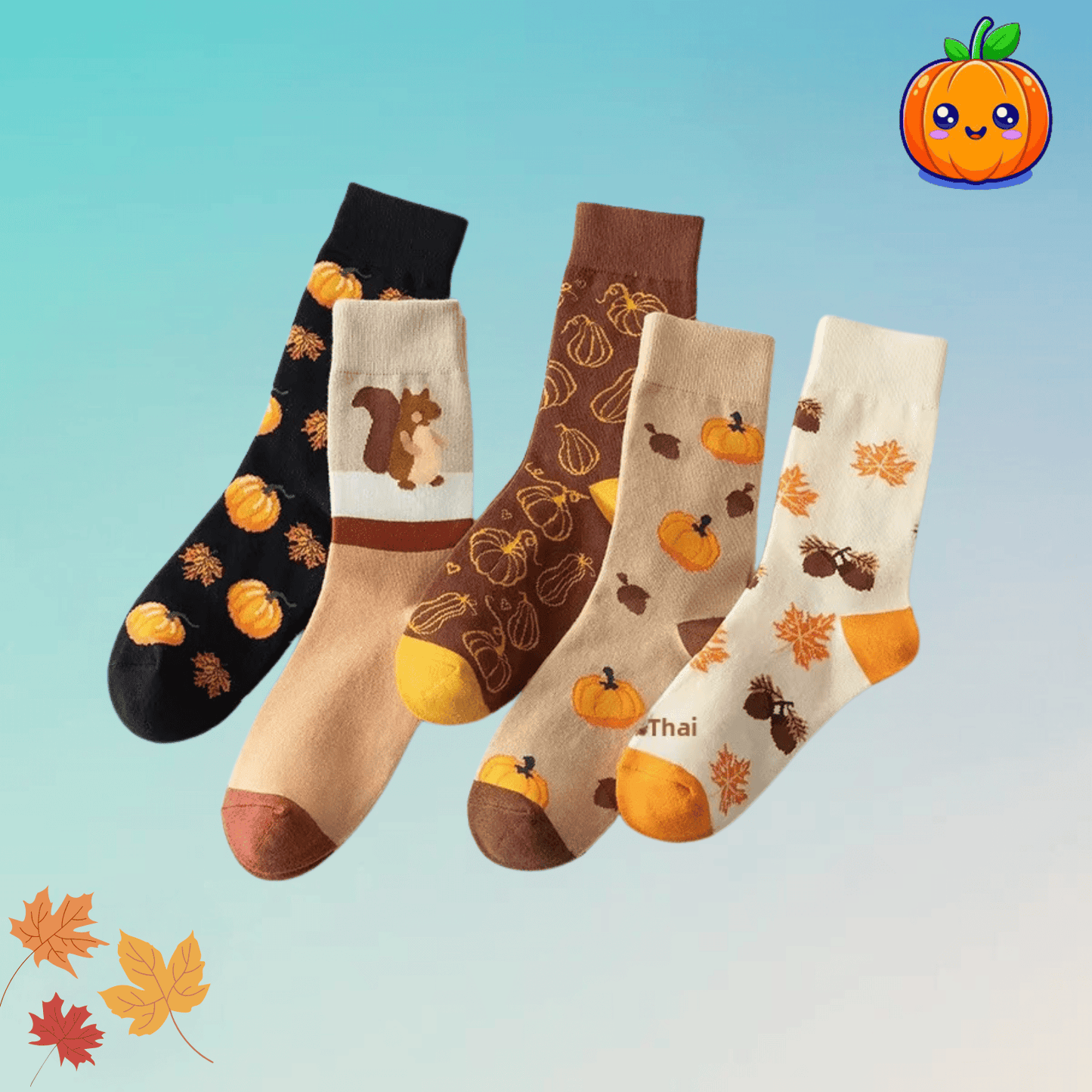 Herbstlich (5 Paar)