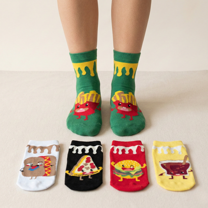 Fastfood-Emojis (5 Paar)