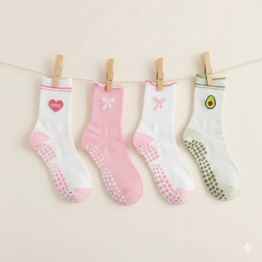 Pilates Socken – Balance Edition (4Paar)