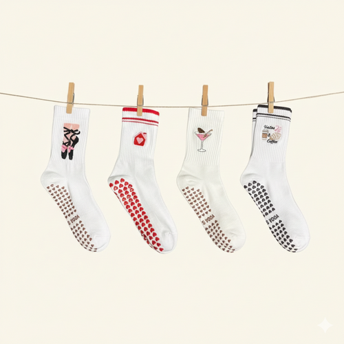 Pilates Socken – Lifestyle Edition (4Paar)