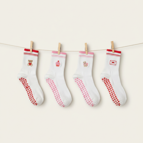 Pilates Socken – Sweet Edition (4Paar)