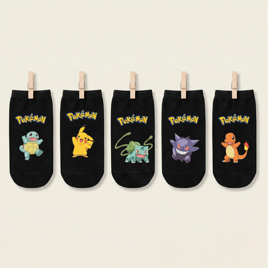 Pokemon Schwarz (5 Paar)